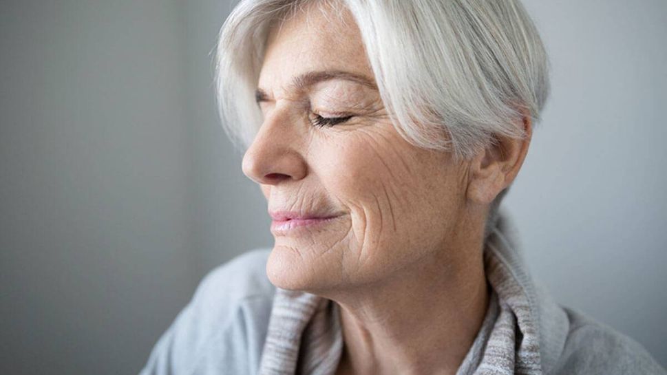 relaxed woman