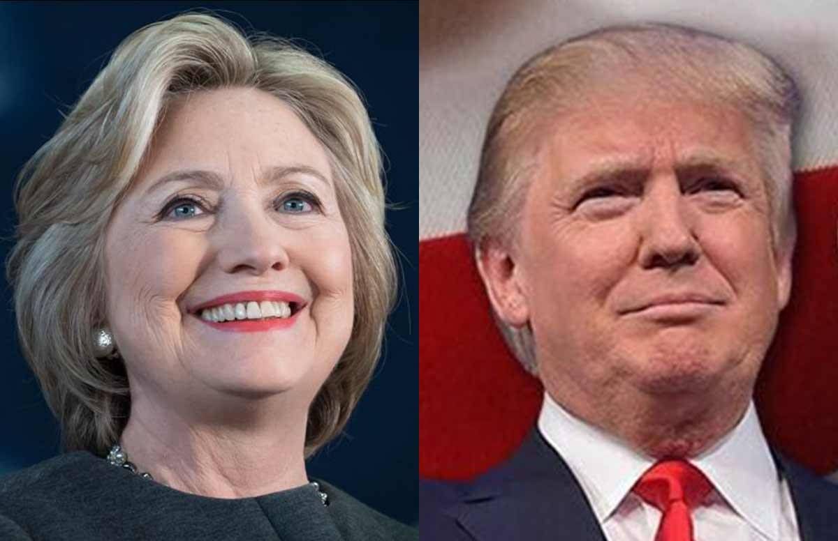 Hillary Clinton and Donald Trump