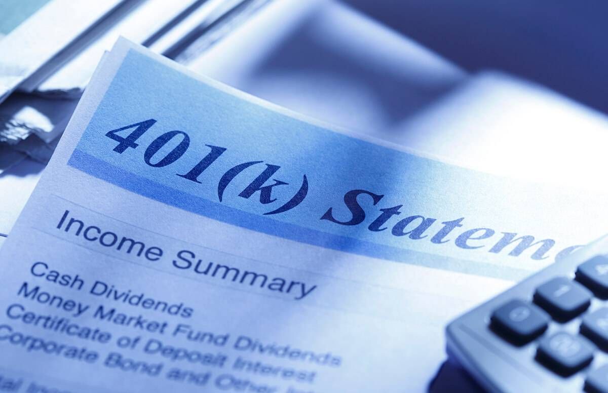 401(k) statement, retirement savings problem