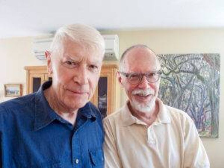 Partners Edwin Fisher, 85, and Patrick Mizelle, 64, moved to Rose Villa in Portland, Oregon, from from Georgia about three years ago. They worried senior living communities in their home state wouldn’t accept their gay lifestyle. 