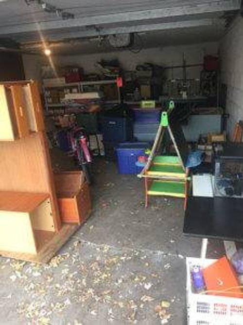 Image of a cluttered garage