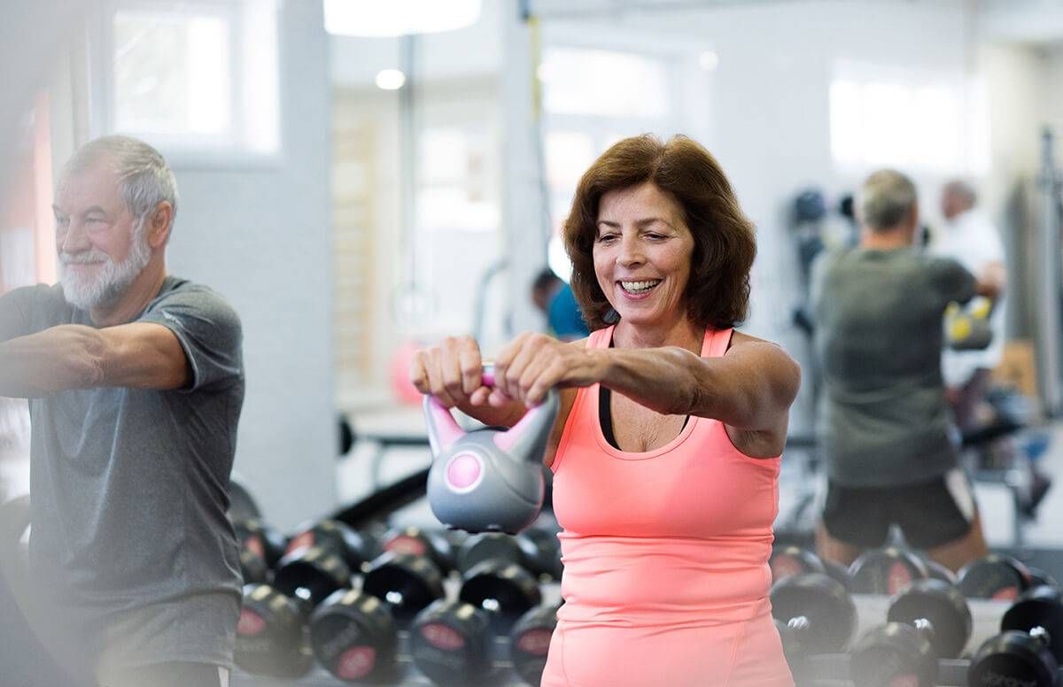 Gym Equipment Meaning Working Out And Exercising Gear Stock Photo