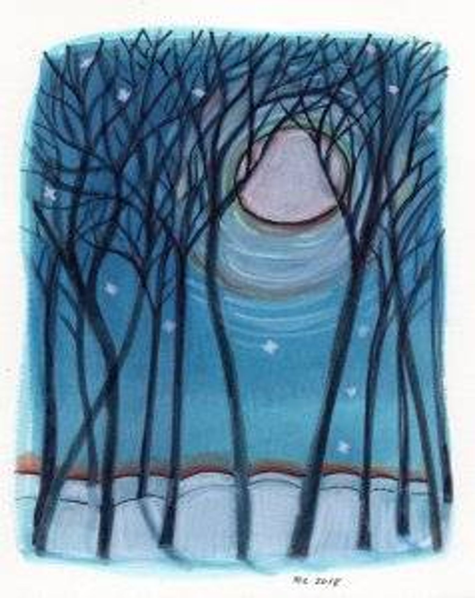 "Winter Moon" Nancy Carlson