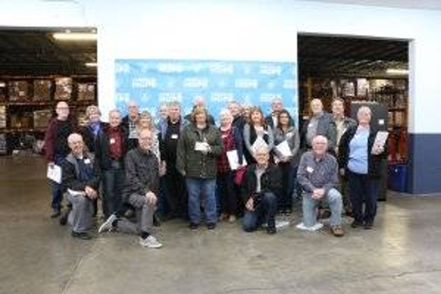 A class of volunteers at one of their service sites.