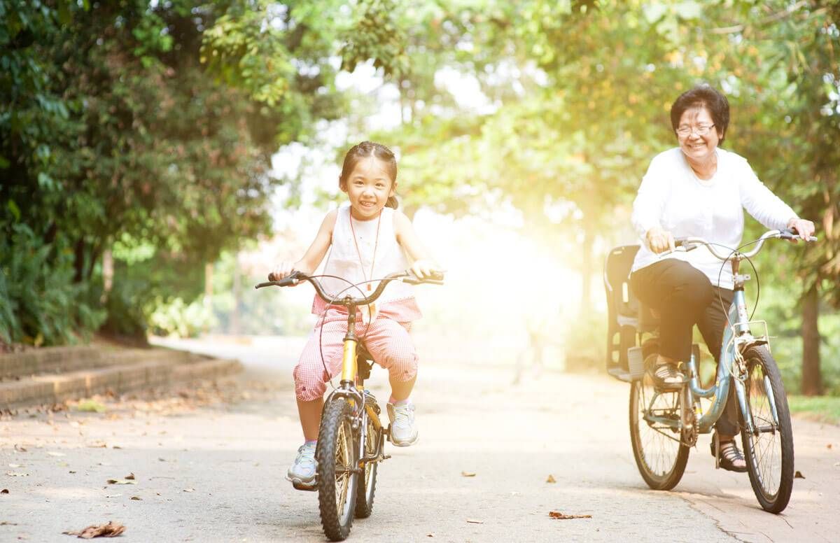 Exercising With Grandchildren