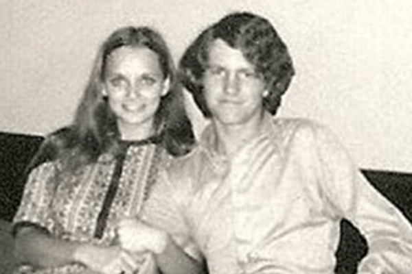 June Perry and Charley Bradley, soon after meeting in 1971