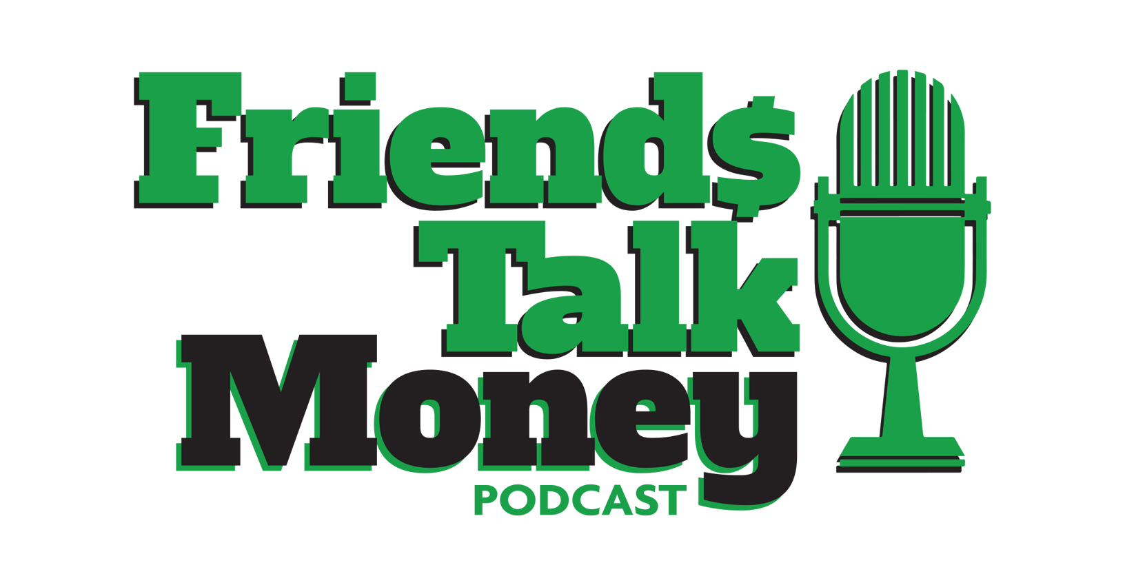 Friends Talk Money podcast logo, investments