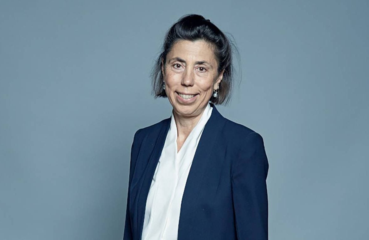 A headshot of Baroness Barran, the U.K.'s current Minister of Loneliness