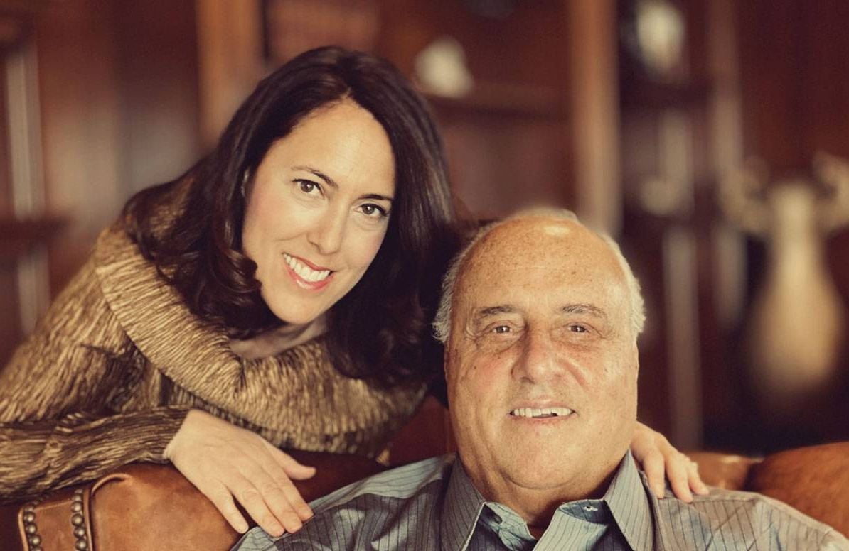 Meredith Oppenheim and her father