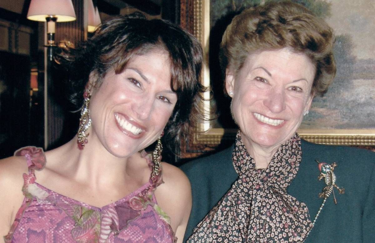 Vicky Gottlieb and her mother