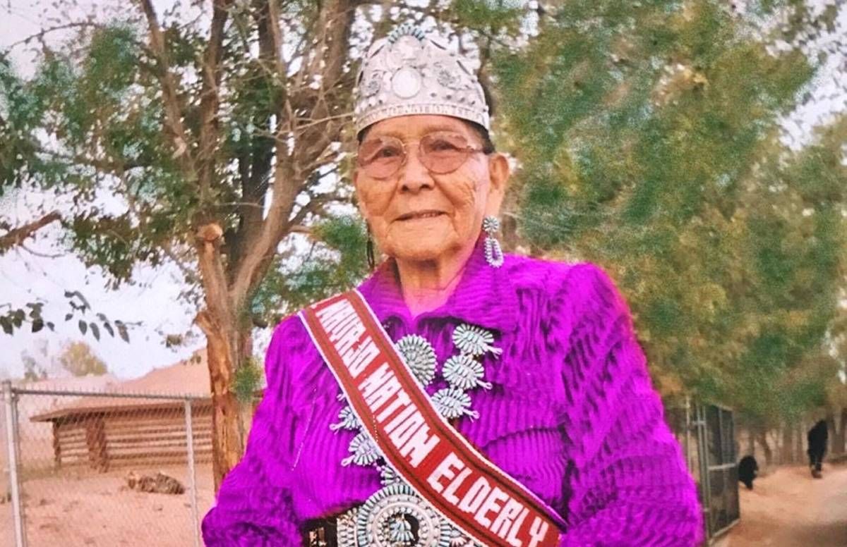 Annette Bilagody served as the 2014 Miss Navajo Nation Elder. She is pictured here at the Western Navajo fair parade