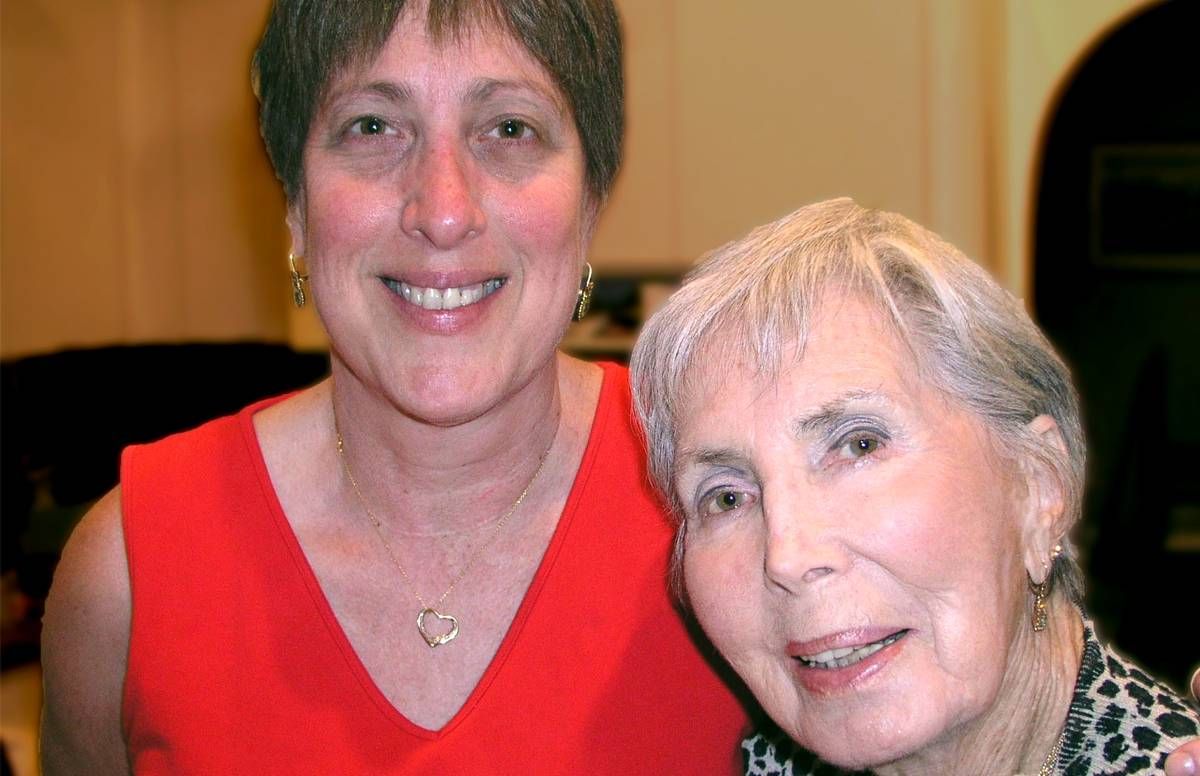 Candy Schulman and her mom, Sylvia