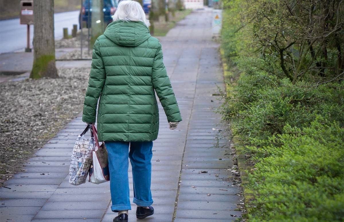 woman walking