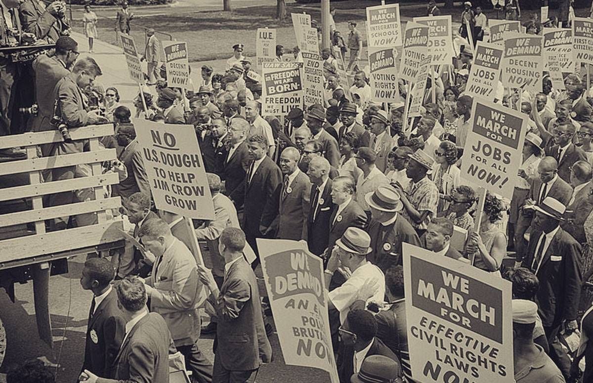 Civil rights march on Washington, D.C.