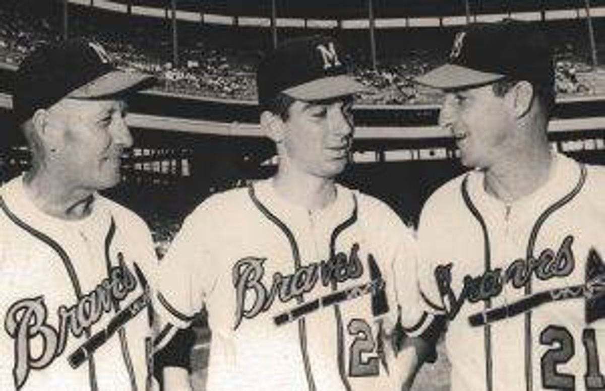 Warren Spahn, Pat Jordan, Whitlow Wyatt