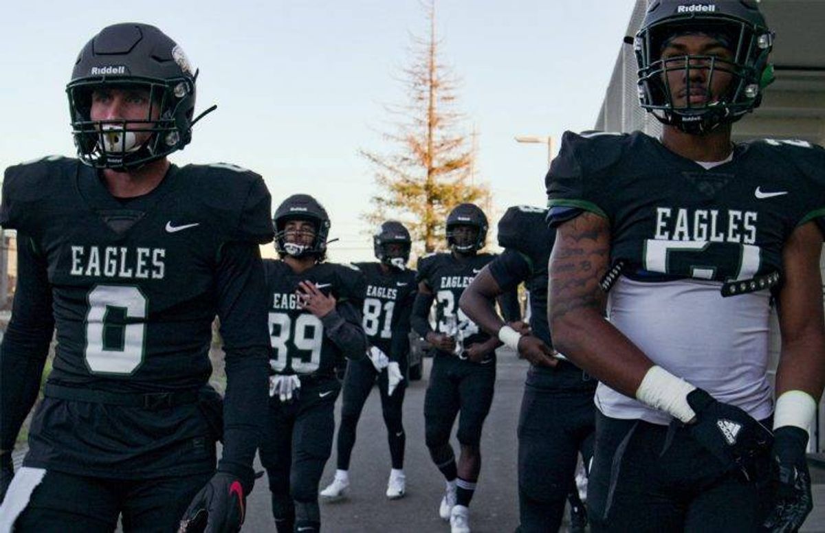 Laney Eagles football players 