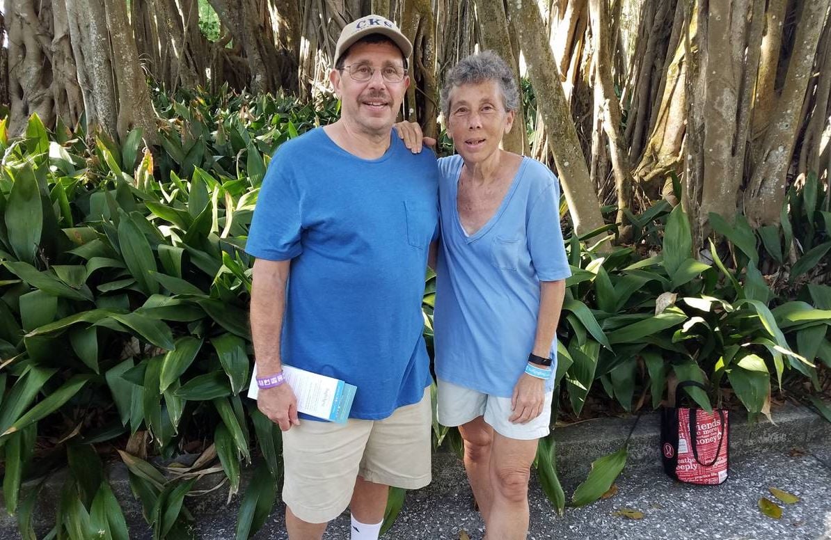 Debby and David Englander, who live on Long Island and winter in Florida