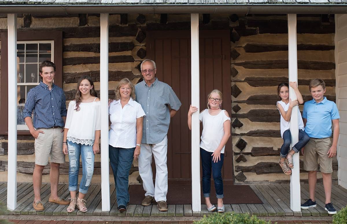 Nick, Paige, Grammy Pammy, Grandpa Ken, Maddie, Drew, Alexa.