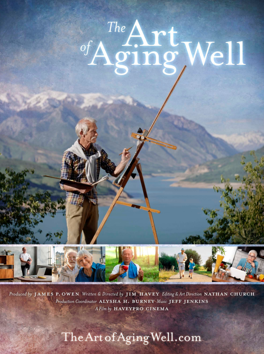 Poster from Owen's documentary, "The Art of Aging Well"
