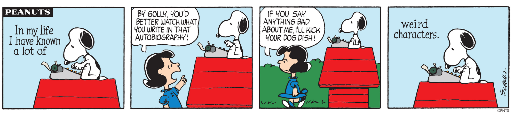 Peanuts comic strip