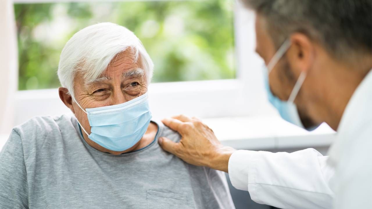 doctor and patient in masks, next avenue, health