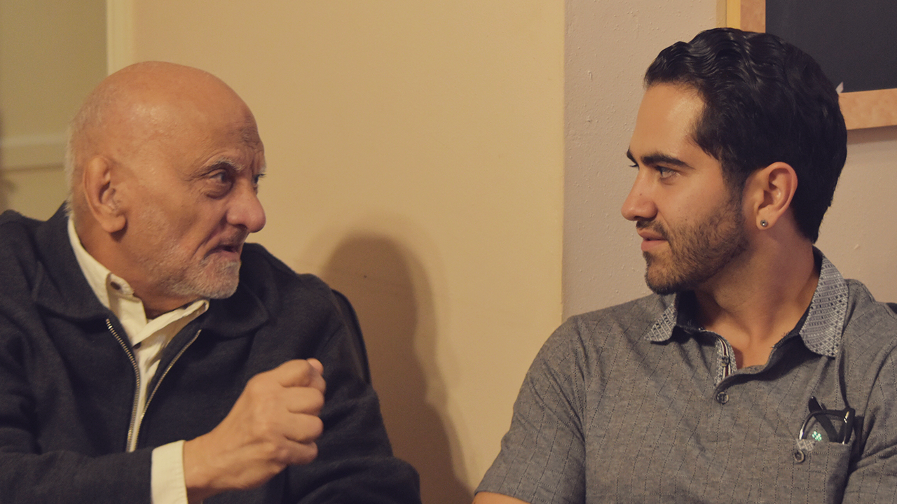 A teenager and his grandfather discussing money, Next Avenue, COVID-19, the talk