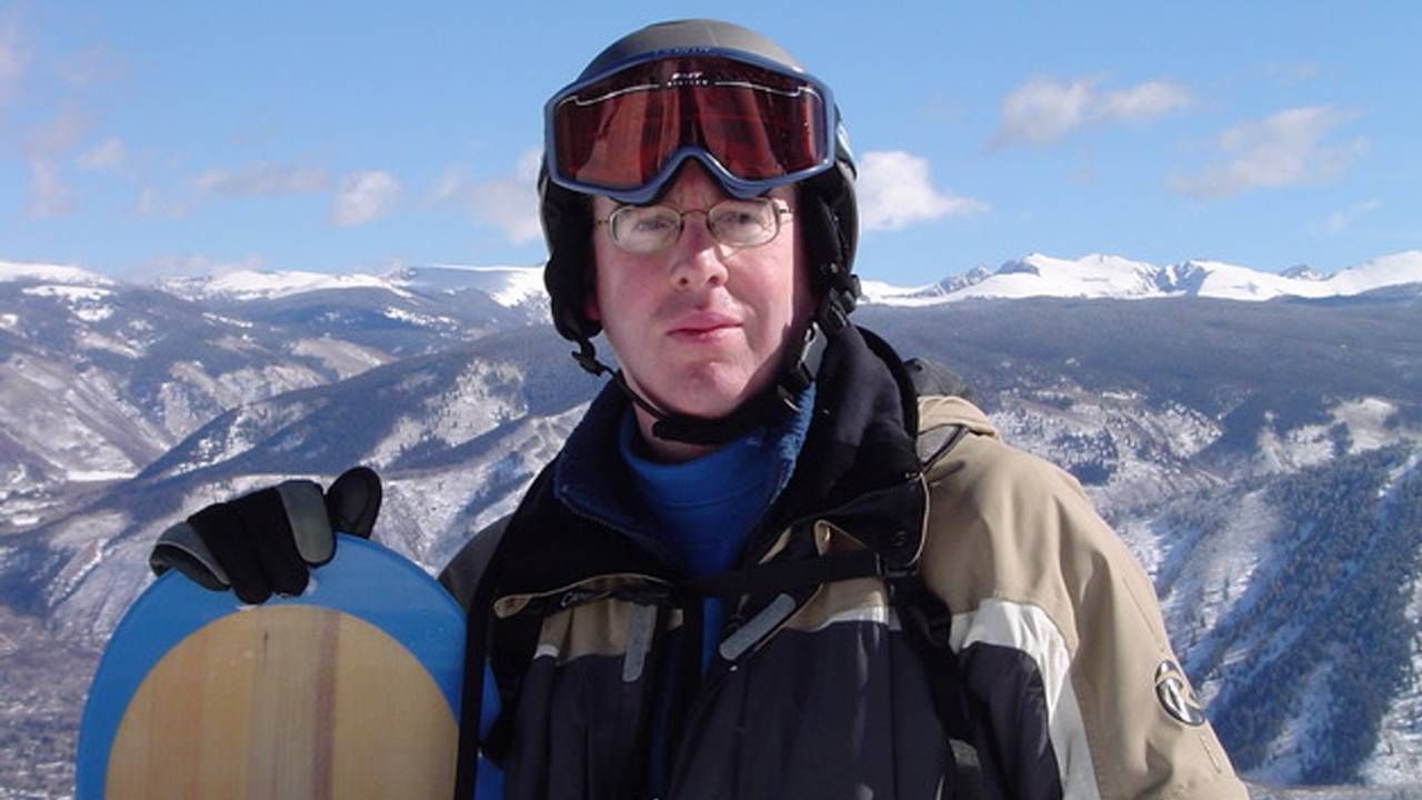 wo of John LaPlante of St. Paul, Minn. Photos of him snowboarding taken at Buttermilk Mountain, Aspen, Colorado, Next Avenue, embrace joys of winter