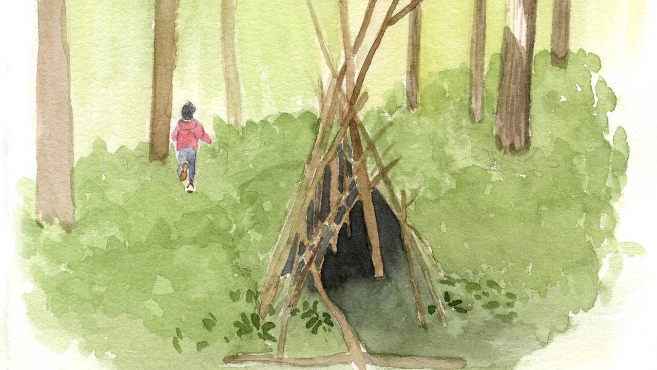 Illustration of "Bivouac" from "Shelter", Next Avenue, pandemic project