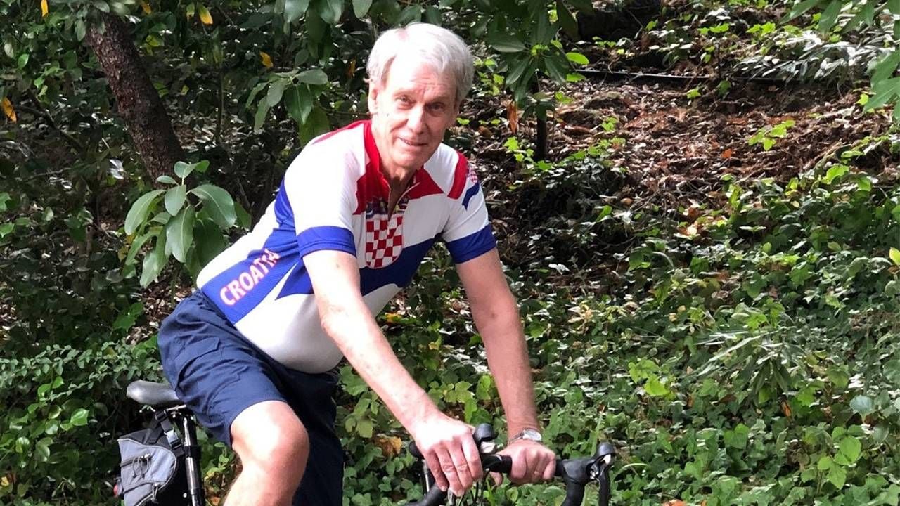 Richard Haiduck riding his bicycle, shifting gears, retirement, next aveanue