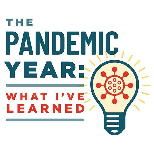 "What I've Learned" series graphic art, pandemic, aging, Next Avenue