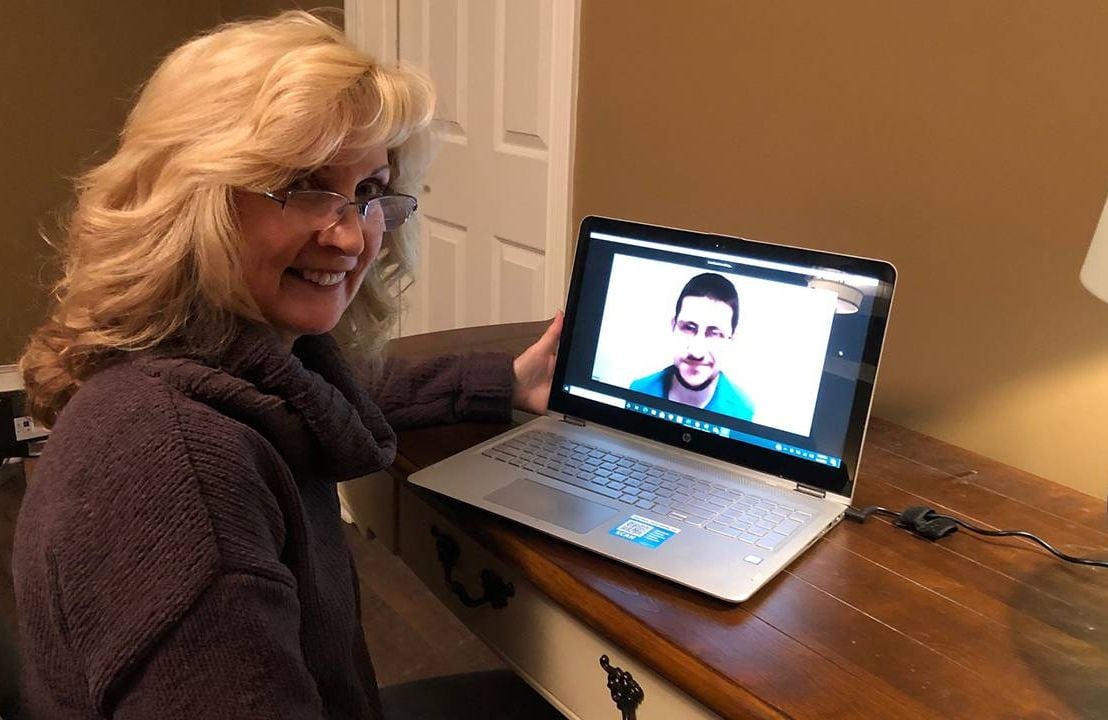 Mentor Lori meeting with Mark over Zoom, autism, jobs, Next Avenue