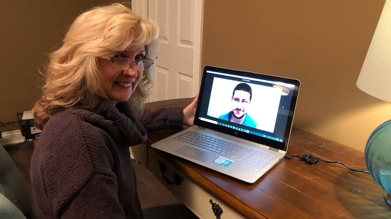 Mentor Lori meeting with Mark over Zoom, autism, jobs, Next Avenue