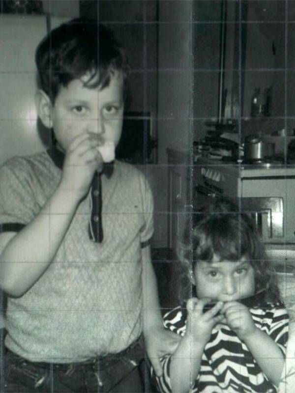 An old photo of the author and her brother as children, siblings, Next Avenue