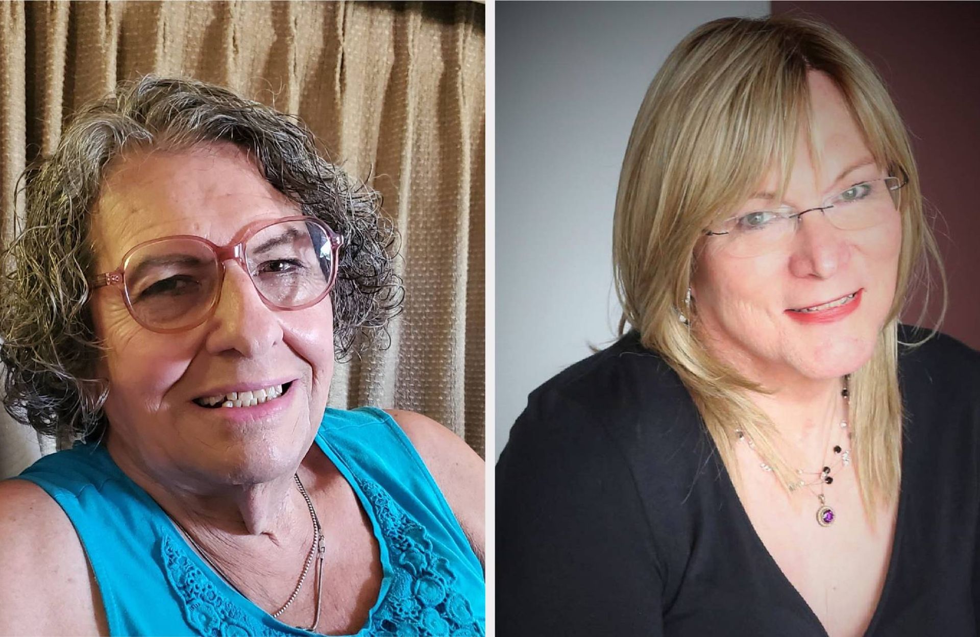 Side-by-side photos of the two women. Transgender women, older adults, Next Avenue