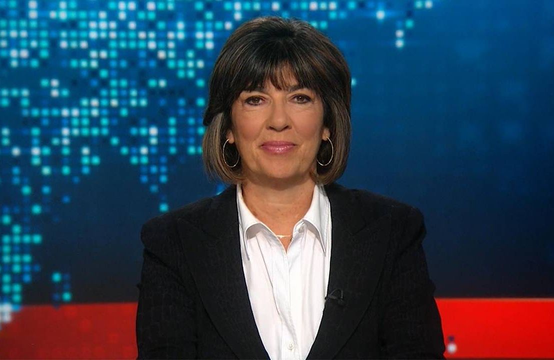PBS anchor, Christiane Amanpour sitting at the anchor desk. Ovarian cancer, Next Avenue
