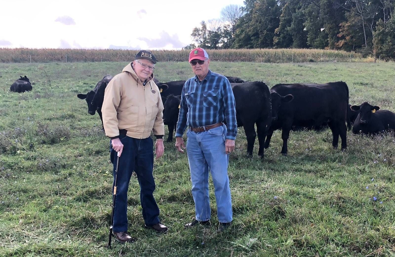 William McVay visits his friend Charley Robinson at his farm in Mulberry, Indiana