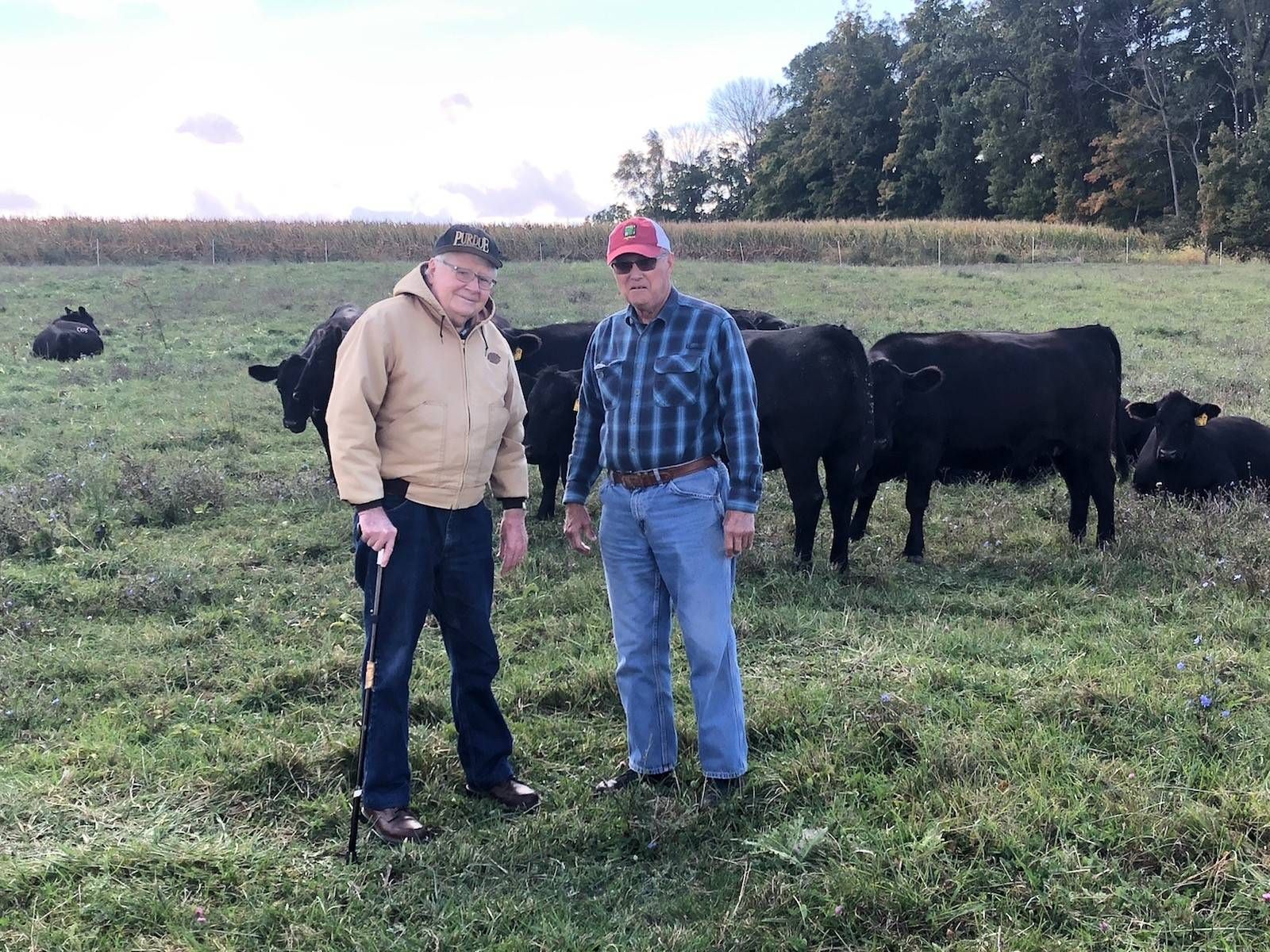 William McVay visits his friend Charley Robinson at his farm in Mulberry, Indiana