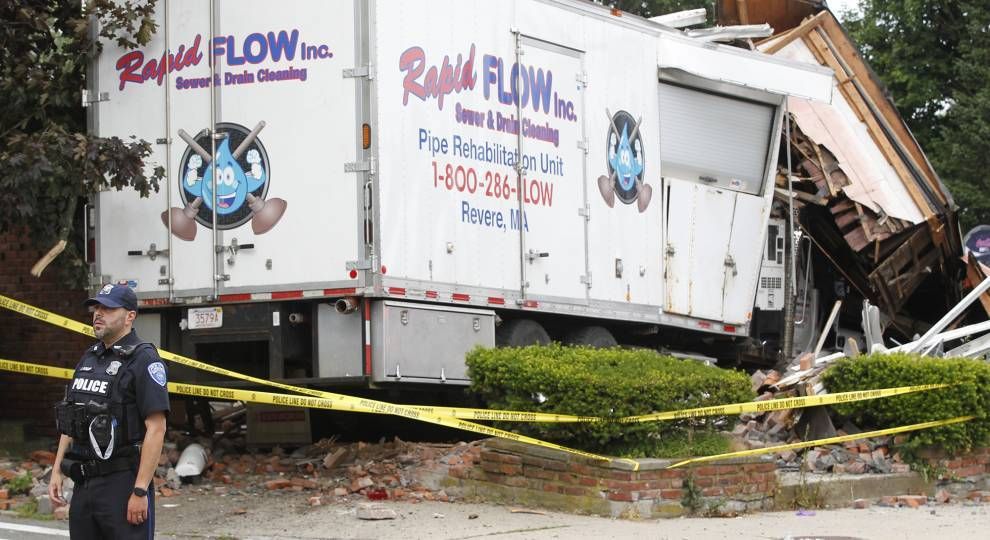 Winthrop and State Police block the intersection of Cross and Shirley Streets where a truck collided with another vehicle and crashed into a building prior to shots being fired June 26, 2021, in Winthrop, Massachusetts, hate crimes against Black Americans, Next Avenue