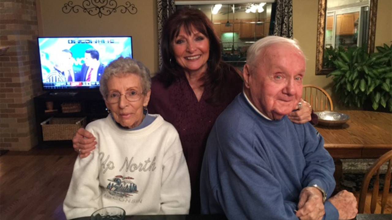 Tere Dillard and her parents in their home. Next Avenue, health care, ageist, ageism