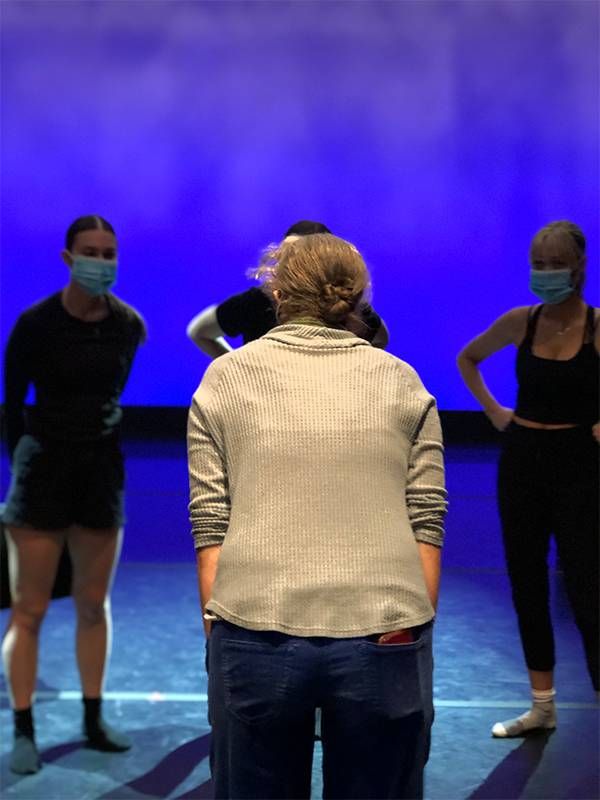 Dance students standing in front of a dance teacher. Next Avenue, loneliness, intergenerational connections