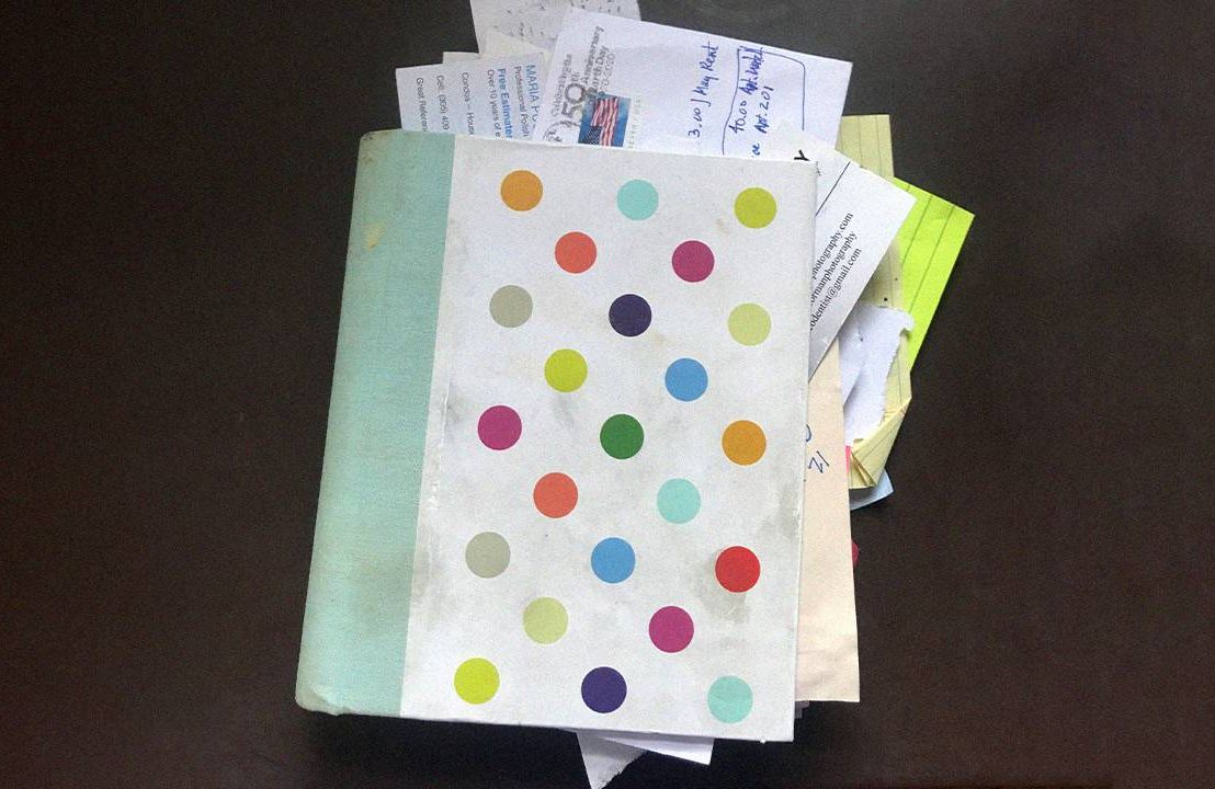 The author's polka dotted address book. Next Avenue