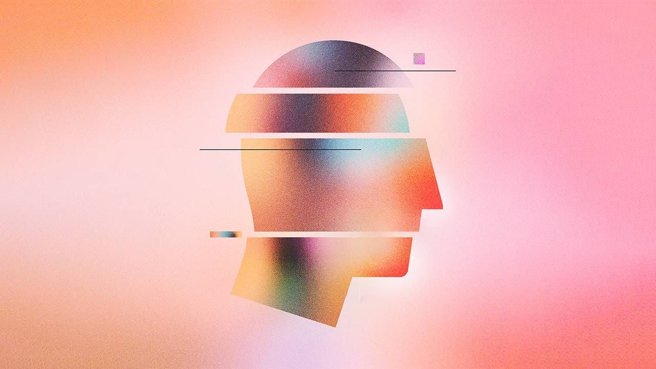A colorful silhouette of a person's head. Next Avenue, Everyday Vitality, change, stress