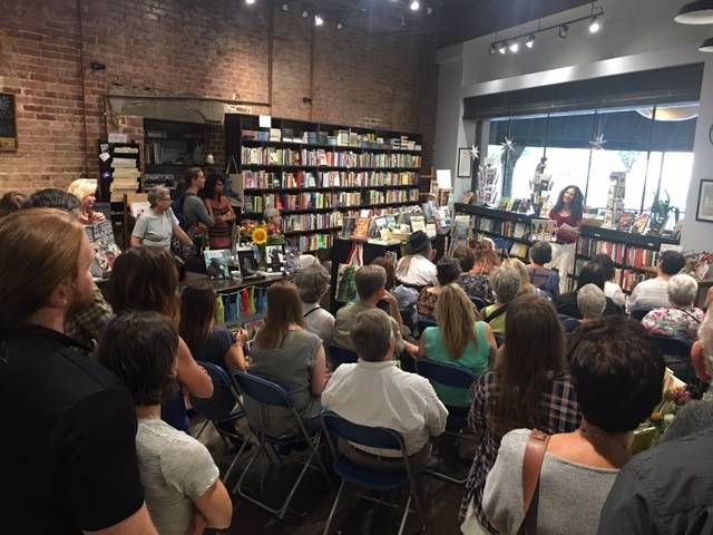 The author giving a talk at Starline Books in Chattanooga. Phobias.