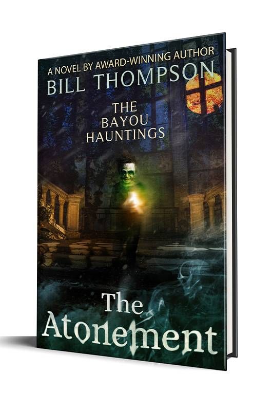 Book cover of "The Atonement" by Bill Thompson. Next Avenue, second career, writer