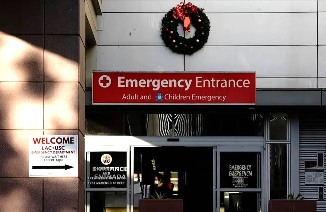 A hospital's emergency room entrance. Next Avenue, surprise medical bills law