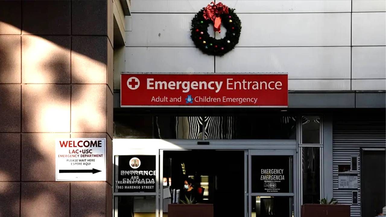 A hospital's emergency room entrance. Next Avenue, surprise medical bills law