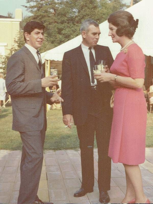 An old photo of Carl Bernstein at a wedding reception. Next Avenue