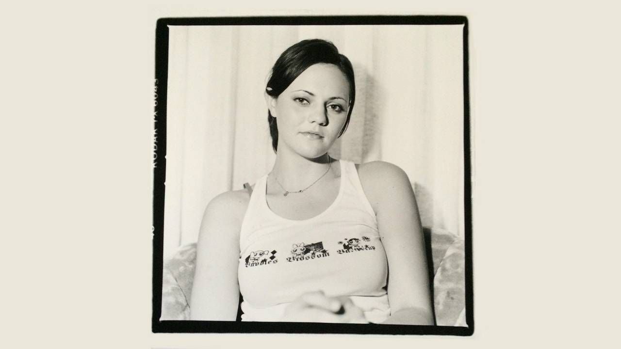 A black and white photograph of a women with dark hair wearing a tank top from The Donnas. Next Avenue, Gerontology