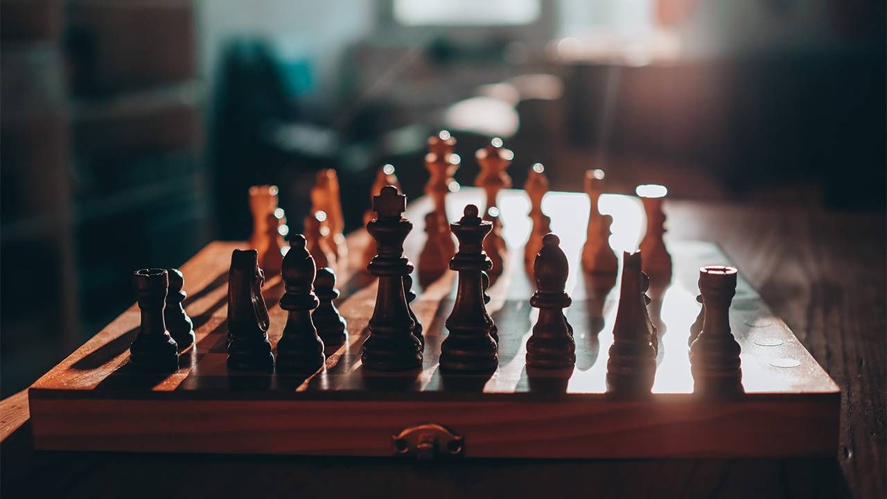 A chess board in a person's home. Next Avenue, mild cognitive impairment