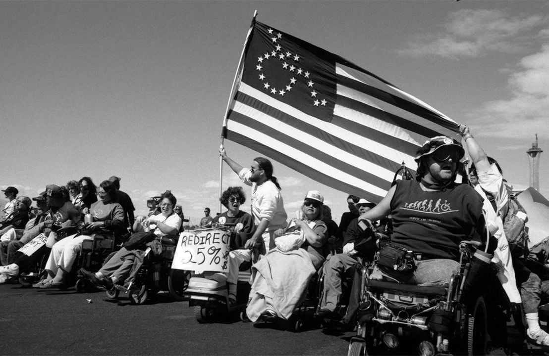 A group of disability rights activists. Next Avenue, history of disability rights movement